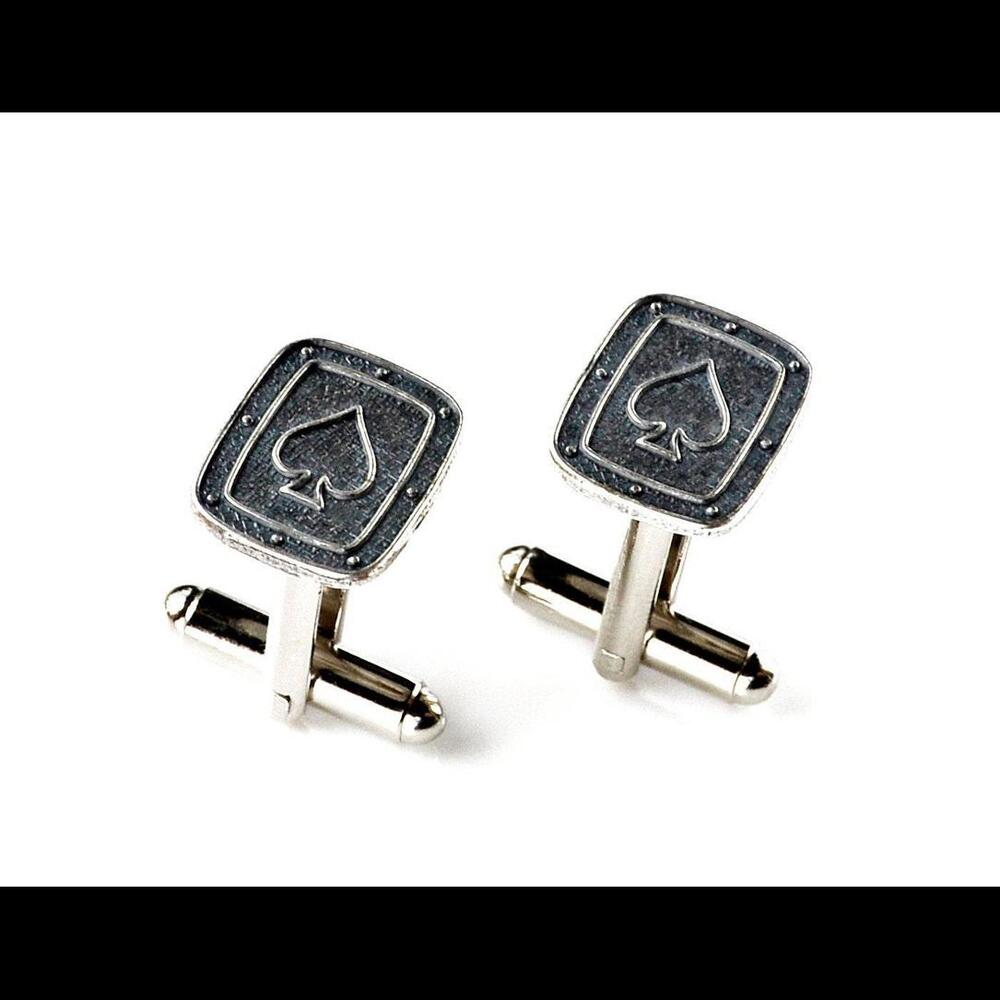 Spades Cufflinks View 2